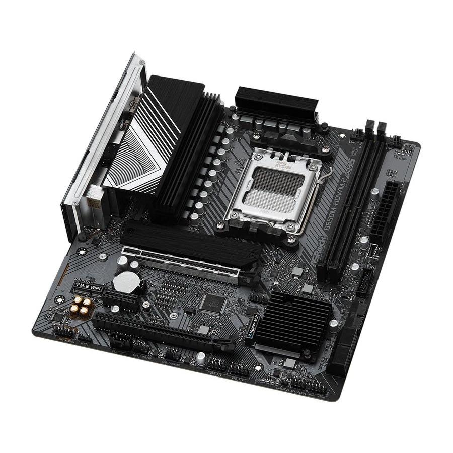 Motherboard ASROCK B650M-HDV/M.2 (AM5, AMD, B650, DDR5, USB3.2, SATA3) - Image 3