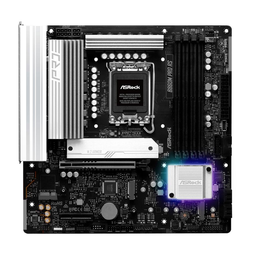 Motherboard ASROCK B860M Pro RS (LGA1851, B860, DDR5, USB3.2, SATA3) - Image 2