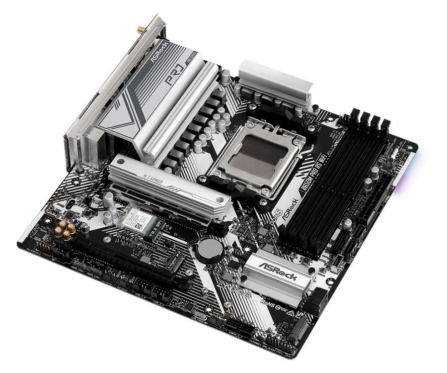 Motherboard ASROCK B650M PRO RS WiFi (AM5, AMD, B650, DDR5, SATA3) - Image 2