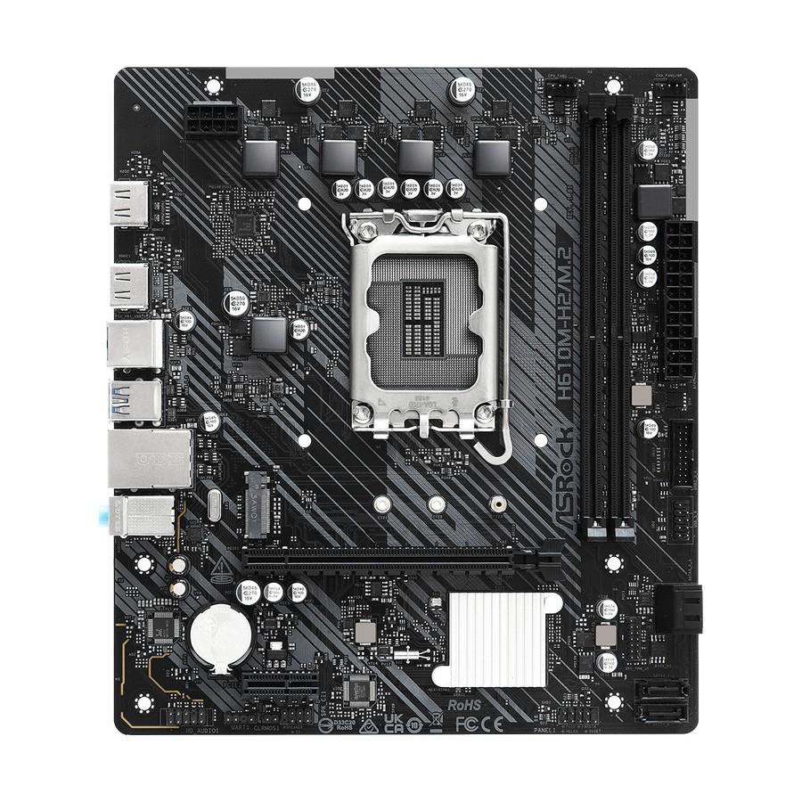 Motherboard ASROCK H610M-H2/M.2 D5 (LGA1700, H610, DDR5, USB3.2, SATA3) - Image 2