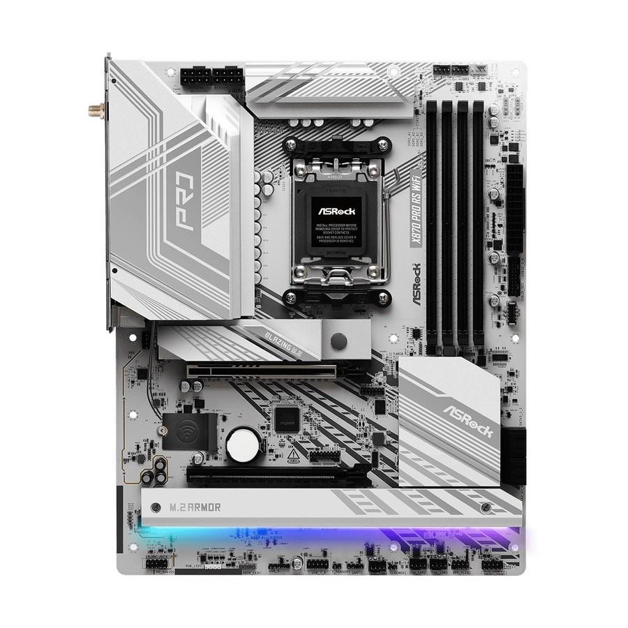 Motherboard ASROCK X870 PRO RS WiFi (AM5, AMD, X870, DDR5, USB3.2, SATA3) - Image 2