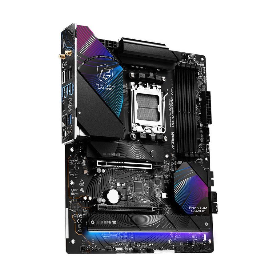 Motherboard ASROCK PG X870 Riptide WiFi (AM5, AMD, X870, DDR5, USB3.2, SATA3) - Image 2