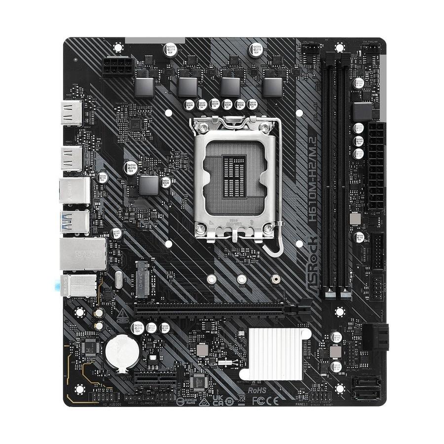 Motherboard ASROCK H610M-H2/M.2 DDR4 (LGA1700, H610, DDR4, USB3.2, SATA3) - Image 2