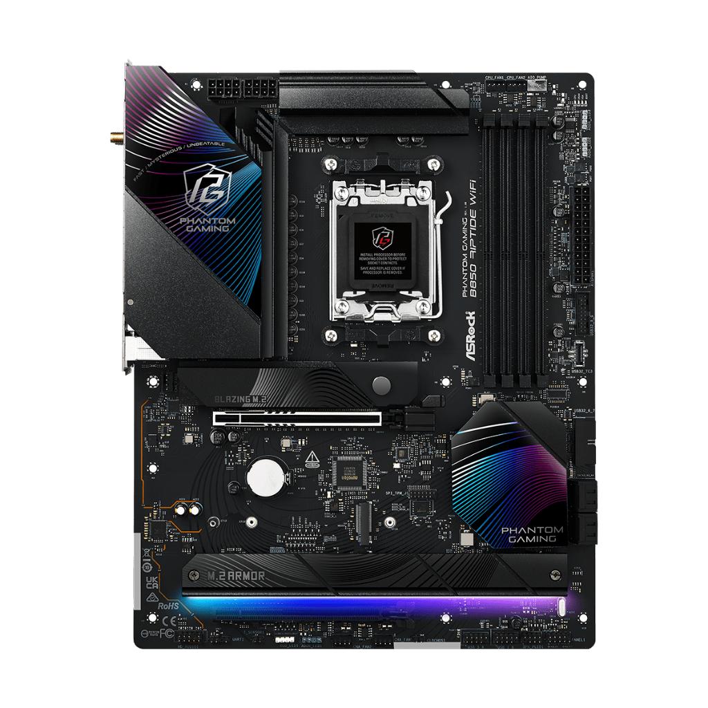 Motherboard ASROCK PG B850 Riptide WiFi (AM5, B850, DDR5, USB3.2, SATA3) - Image 2