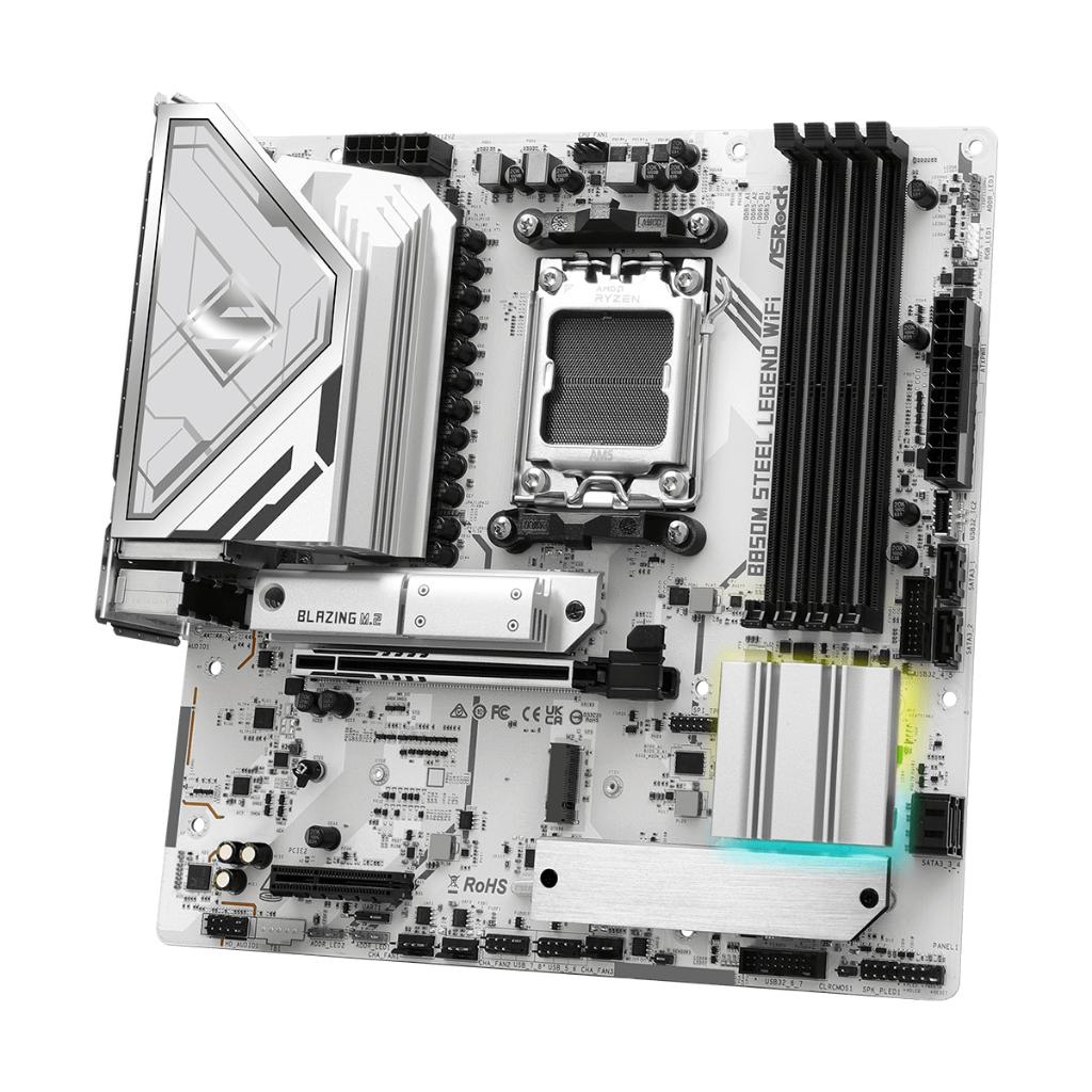 Motherboard ASROCK B850M Steel Legend WiFi (AM5, B850, DDR5, USB3.2, SATA3) - Image 3
