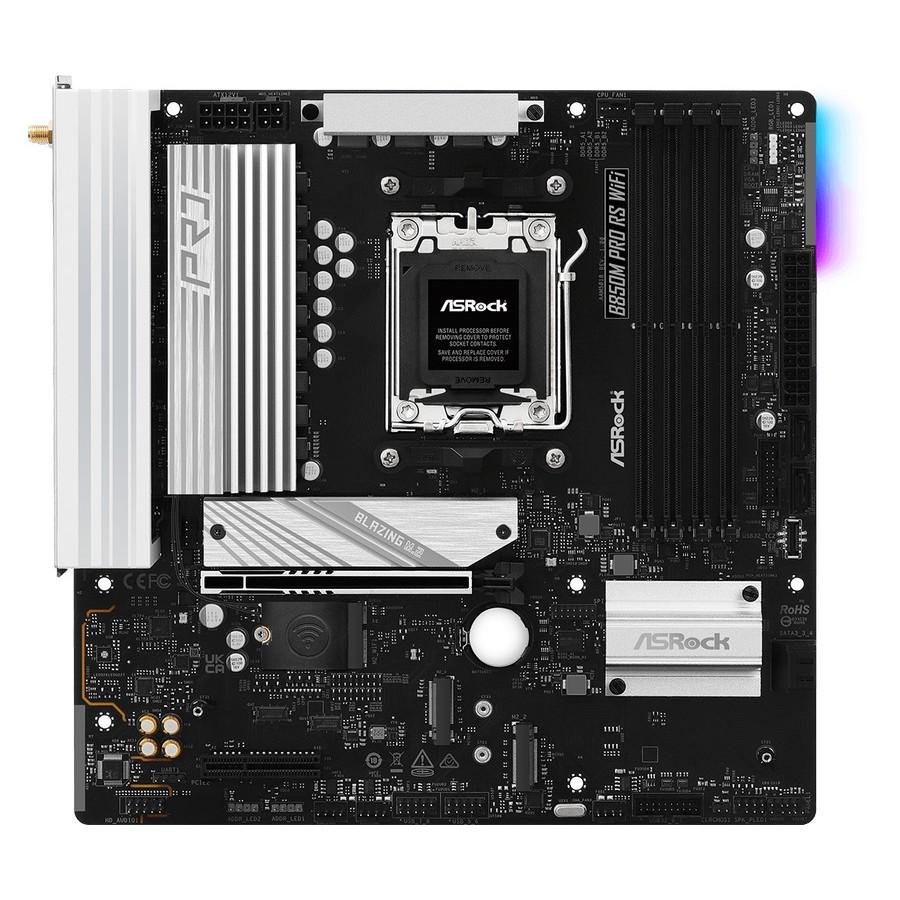 Motherboard ASROCK B850M PRO RS WIFI (AM5, B850, DDR5, USB3.2, SATA3) - Image 2