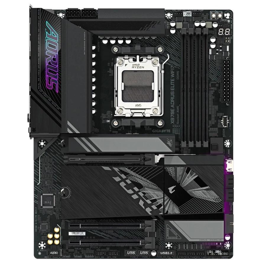 Motherboard Gigabyte X870E AORUS ELITE WIFI7 (AM5, AMD, X870, DDR5, USB3.2, SATA3) - Image 3