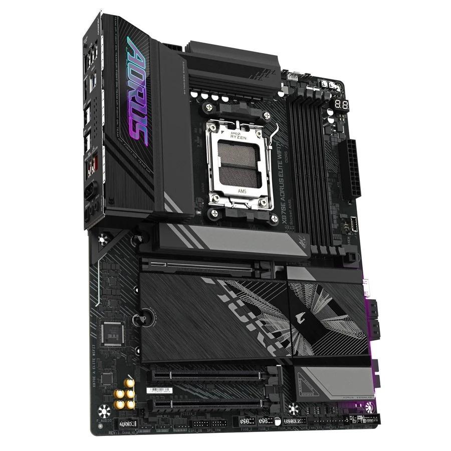 Motherboard Gigabyte X870E AORUS ELITE WIFI7 (AM5, AMD, X870, DDR5, USB3.2, SATA3) - Image 4