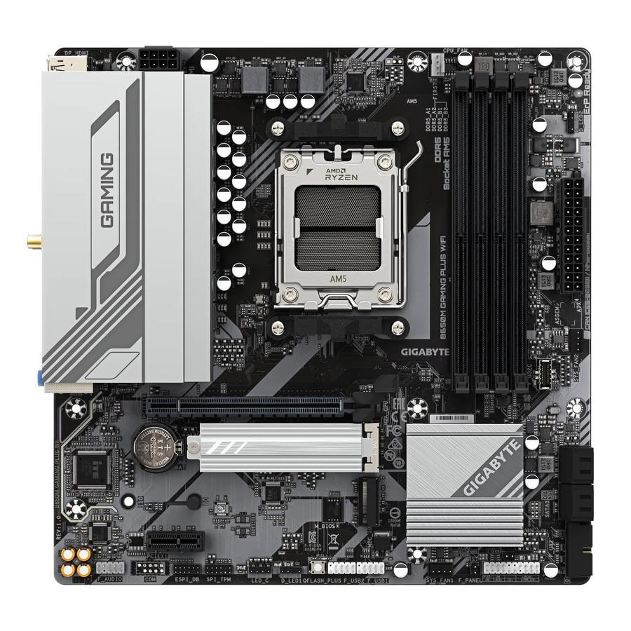 Motherboard Gigabyte B650M GAMING PLUS WIFI (AM5, AMD, B650, DDR5, SATA3) - Image 2