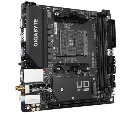 Motherboard Gigabyte A520I-AC (AM4, AMD, A520, DDR4, USB3.2, SATA3) - Image 2