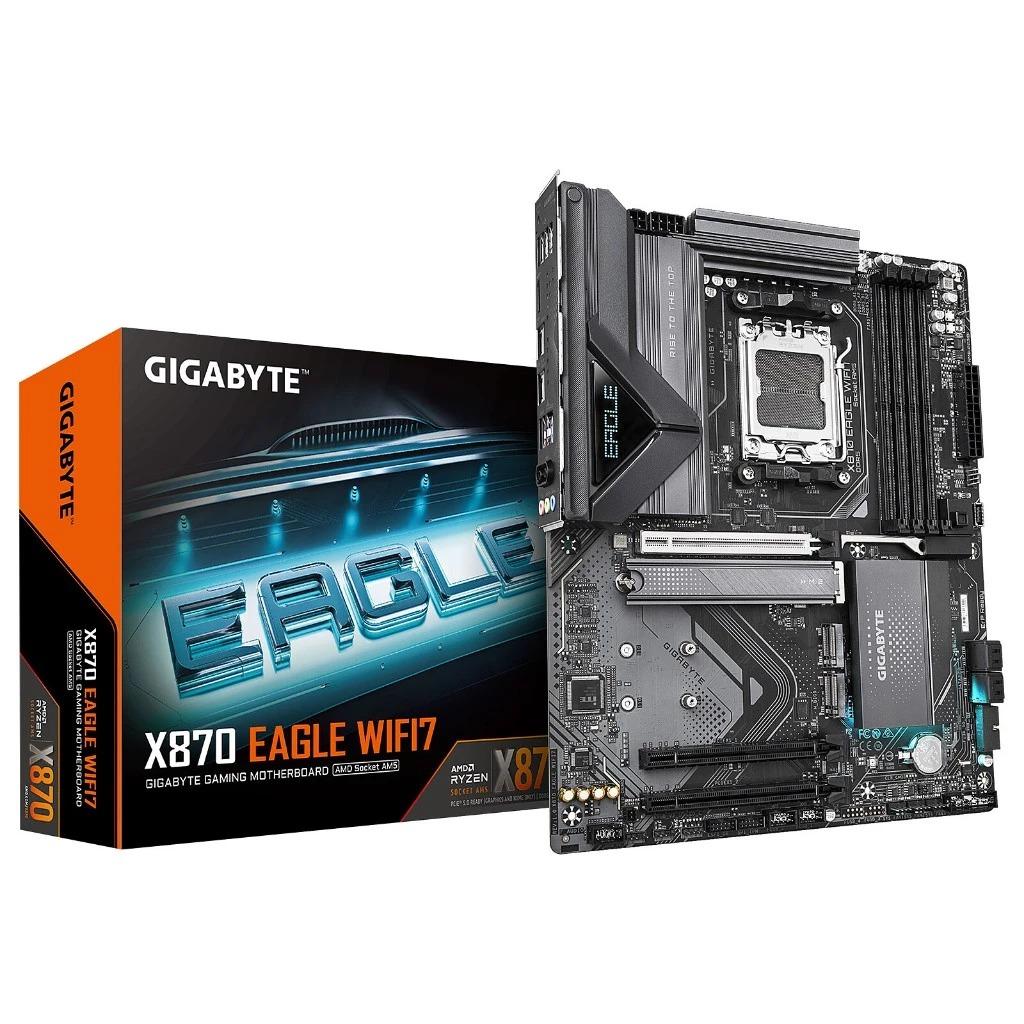 Motherboard Gigabyte X870 EAGLE WIFI7 (AM5, AMD, X870, DDR5, USB3.2, SATA3) - Image 2
