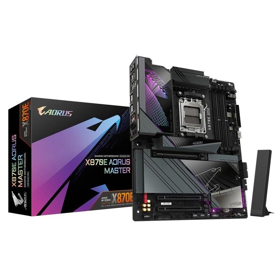 Motherboard Gigabyte X870E AORUS MASTER (AM5, AMD, X870, DDR5, USB3.2, SATA3) - Image 2