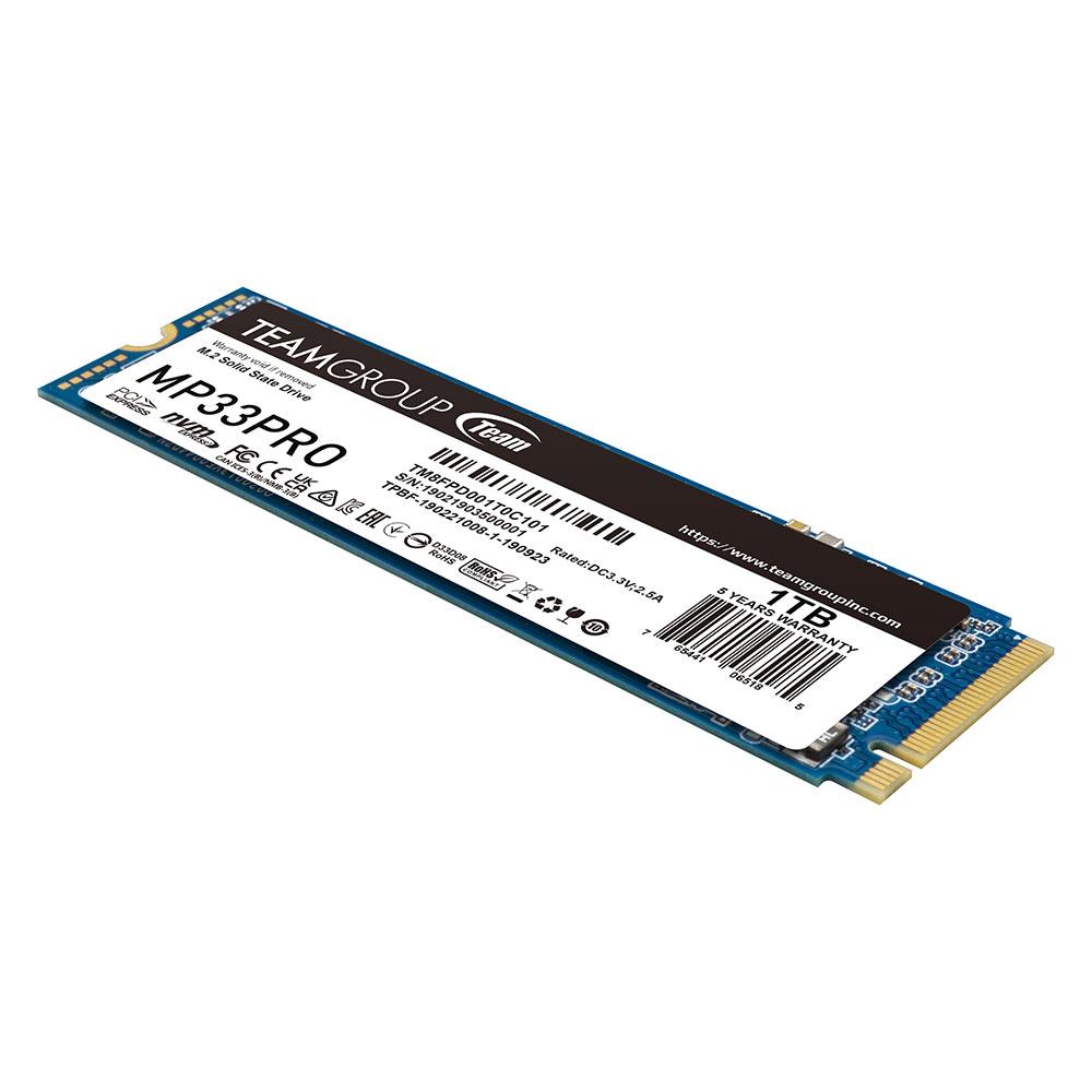 Team SSD MP33 Pro M.2 Pcie Gen3 Nvme 2280 1TB - M2 1 TB - Image 4