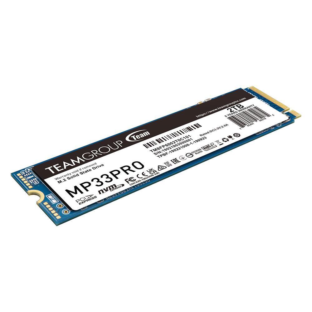 Team SSD MP33 Pro M.2 Pcie Gen3 Nvme 2280 2TB - M2 2 TB - Image 3
