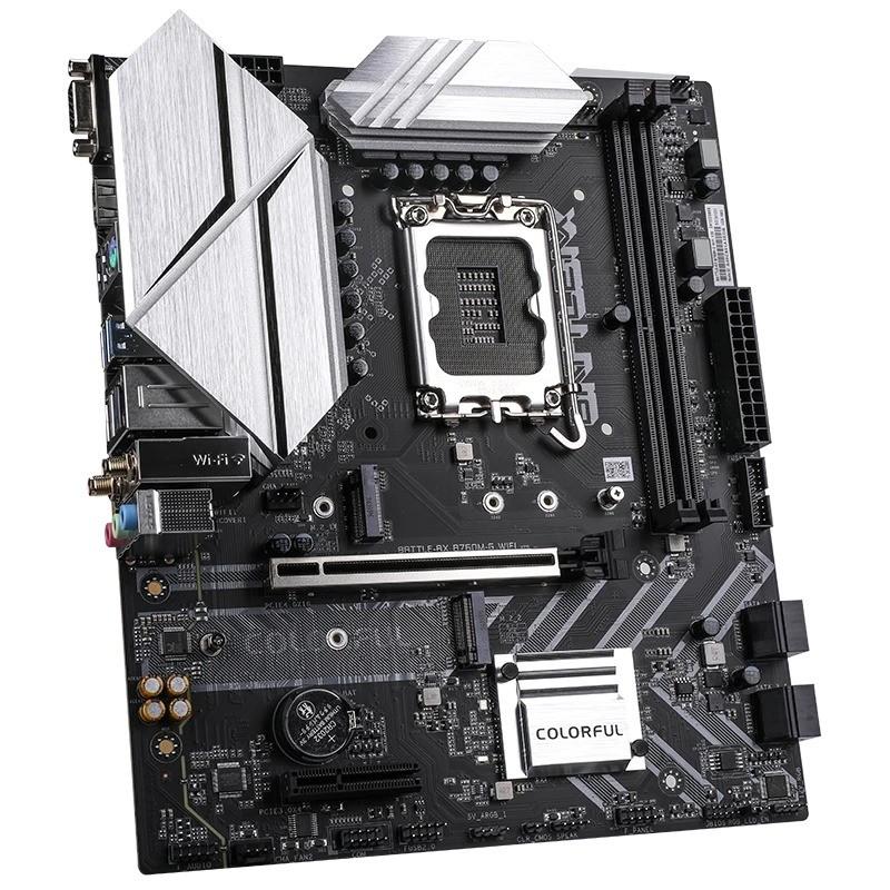 Motherboard Colorful BATTLE-AX B760M-G WIFI V20A (LGA1700, B760, DDR4, USB3.2, SATA3) - Image 2