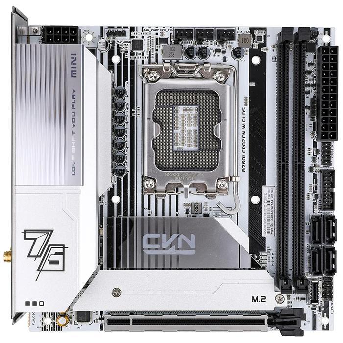 Motherboard Colorful CVN B760I GAMING FROZEN WIFI D5 V20 (LGA1700, B760, DDR5, USB3.2, SATA3) - Image 2
