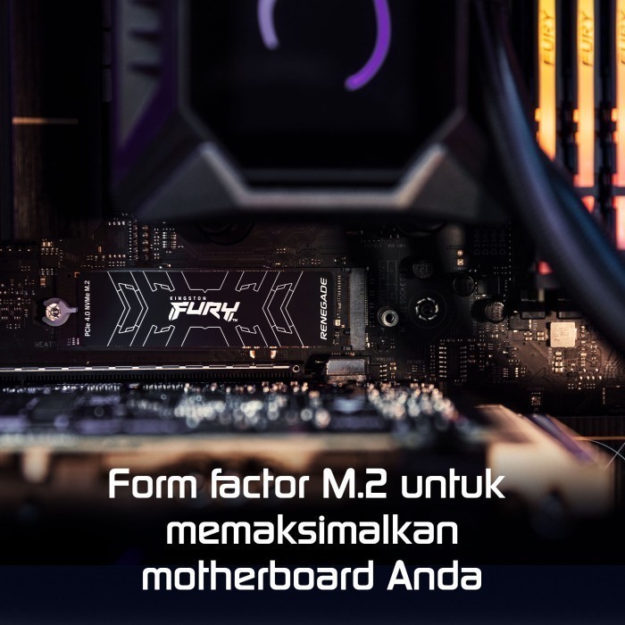 Kingston SSD Fury Renegade Heatsink M.2 Pcie Gen4 Nvme 1TB - M2 1 TB - Image 3