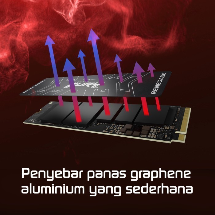 Kingston SSD Fury Renegade Heatsink M.2 Pcie Gen4 Nvme 1TB - M2 1 TB - Image 4