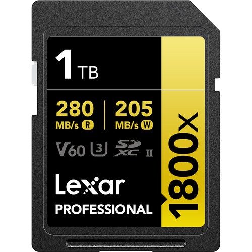 Lexar Professional 1800x SDXC UHS-II 1TB - Memory Card 1 TB - Image 2