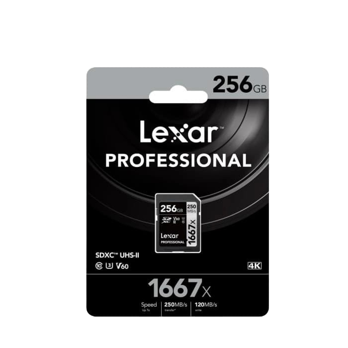 Lexar Professional 1667x SDXC UHS-II 256GB 4K - Memory Card 256 GB - Image 7