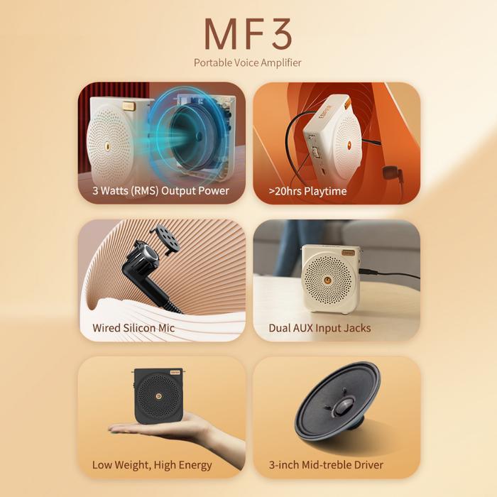 EDIFIER MF3 Portable Voice Amplifier - Image 2