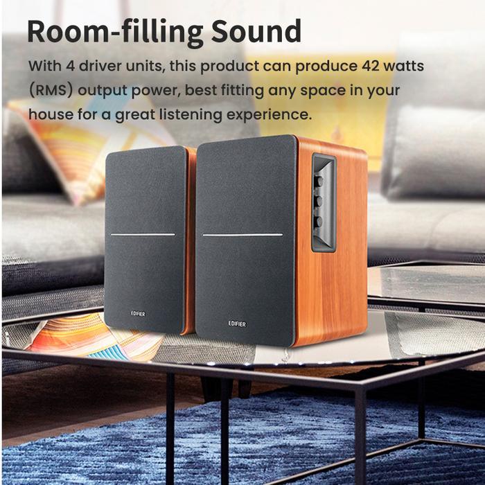 EDIFIER R1280DBs 2.0 Active Bluetooth Bookshelf Speaker with Bluetooth - Image 3