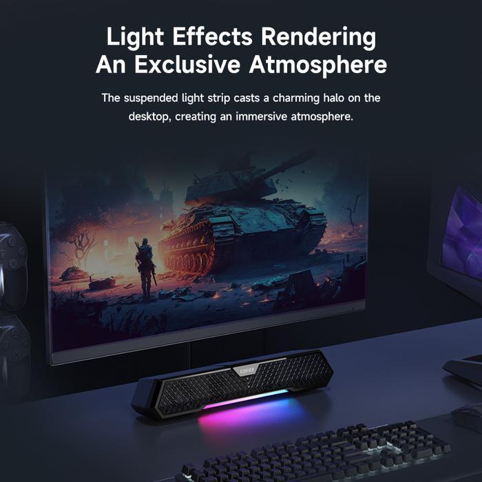 EDIFIER MG250 2.0 Soundbar Gaming & Multimedia Speaker RGB with Bluetooth - Image 3