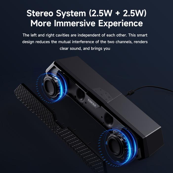 EDIFIER MG250 2.0 Soundbar Gaming & Multimedia Speaker RGB with Bluetooth - Image 7
