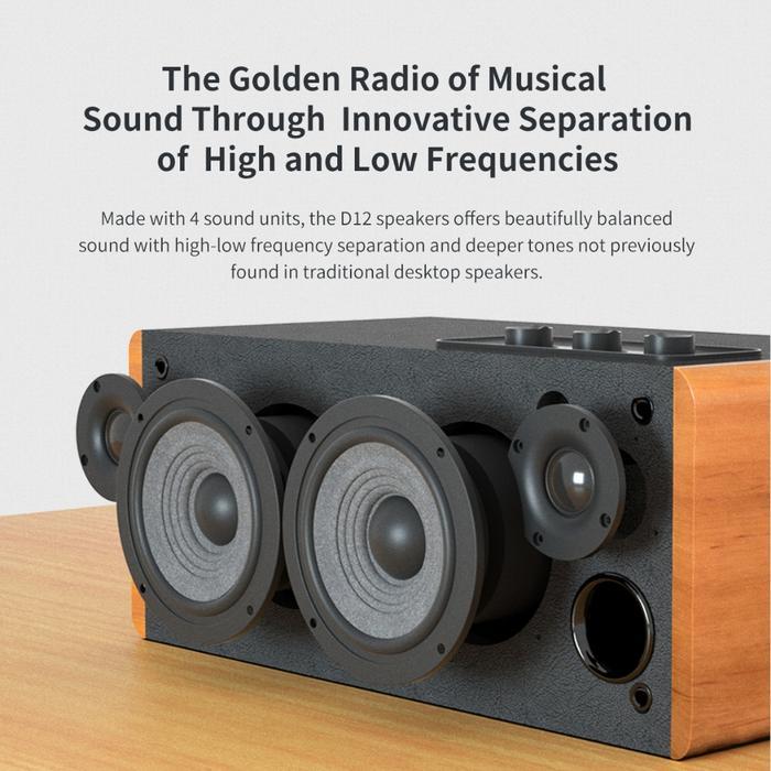 EDIFIER D12 Tabletop Integrated Stereo Speaker with Bluetooth - Image 6