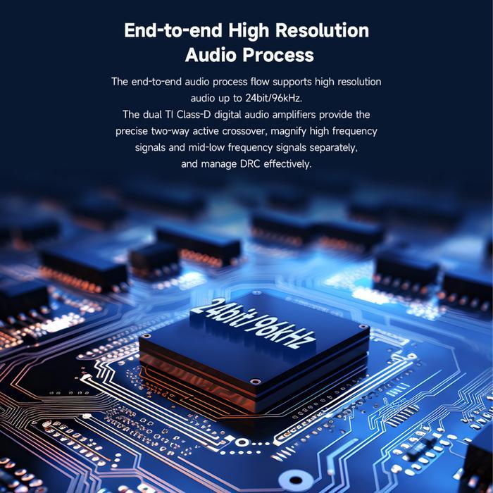 EDIFIER QR65 2.0 Desktop Active Monitor Speaker RGB Hi-Res Audio with GaN Charger & Bluetooth - Image 4