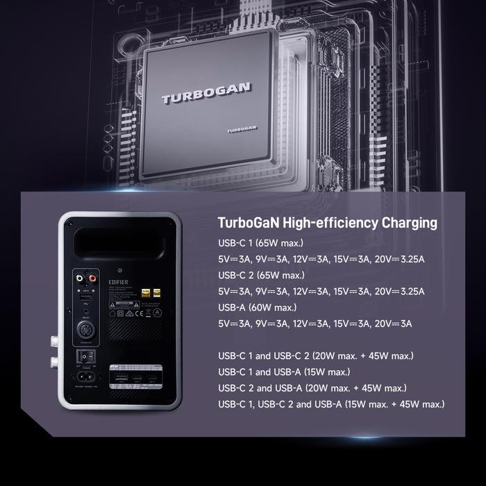 EDIFIER QR65 2.0 Desktop Active Monitor Speaker RGB Hi-Res Audio with GaN Charger & Bluetooth - Image 6