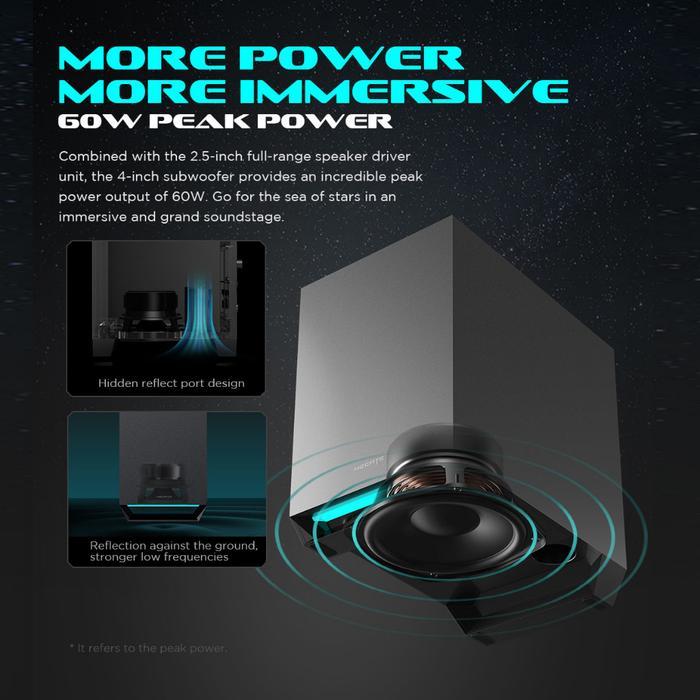 EDIFIER G1500 MAX 2.1 Desktop Gaming & Multimedia Speaker RGB with Bluetooth - Image 6