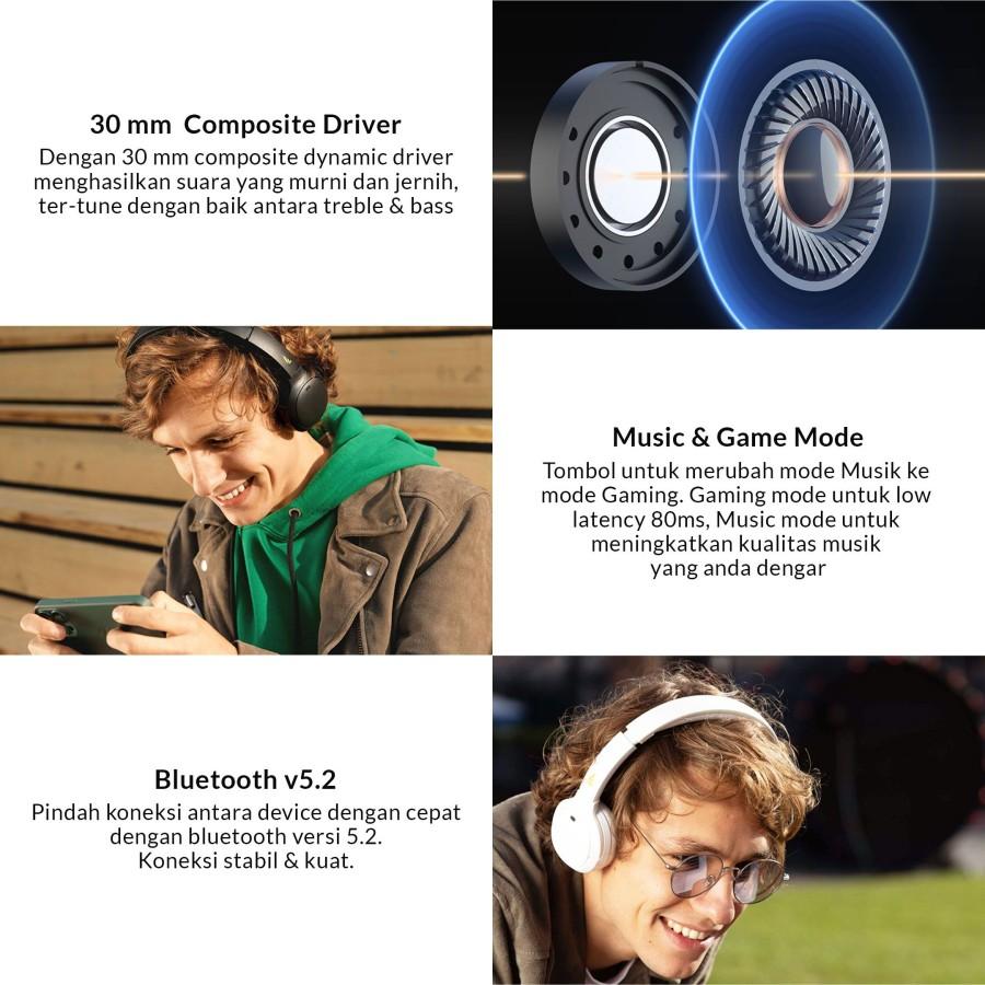 Edifier WH500 - Foldable Headset/ Headphone Wireless Bluetooth - Image 2