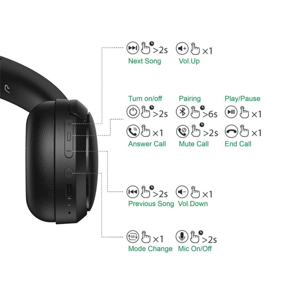 Edifier WH500 - Foldable Headset/ Headphone Wireless Bluetooth - Image 6