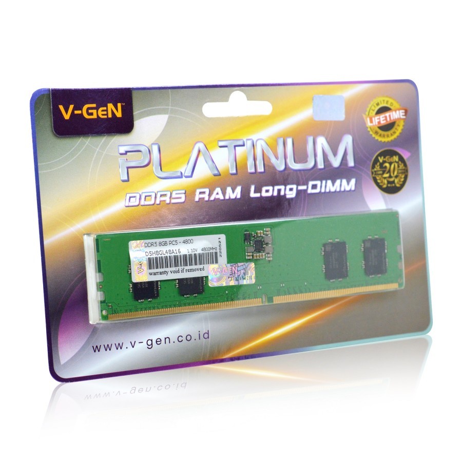 Memory Ram V-Gen Longdimm Platinum DDR5 16GB PC38400 4800Mhz - Image 2