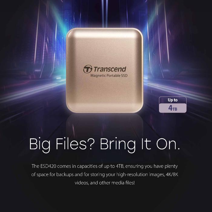 Transcend ESD420 MagSafe Portable SSD External 4TB - 4 TB USB C 3.2 - Image 3