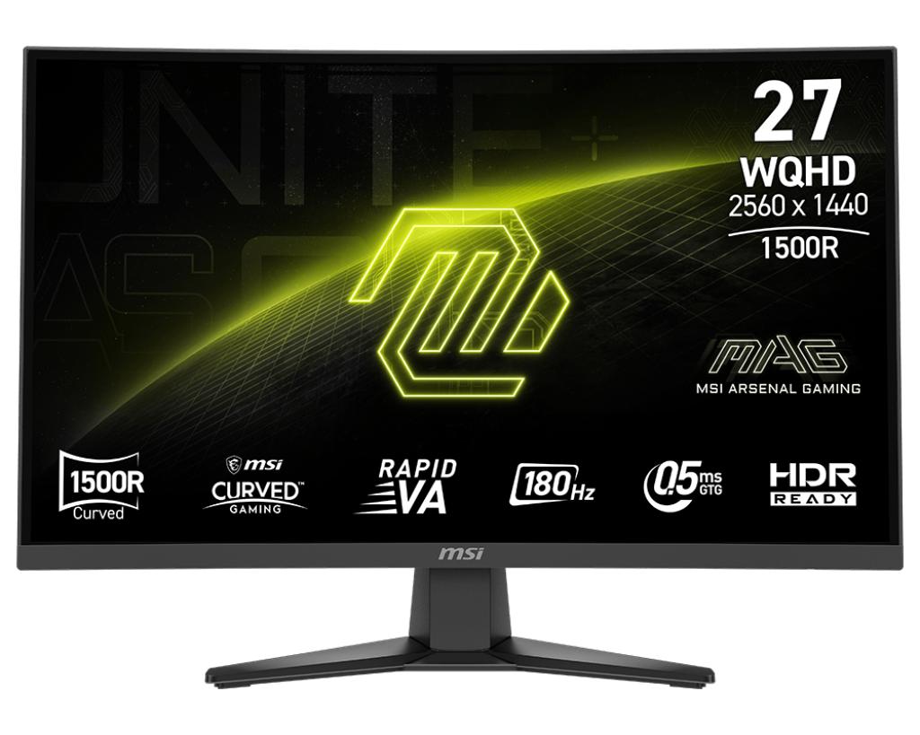 Monitor MSI LED MAG 275CQF E18 - Curved WQHD 27" Inch - Image 2
