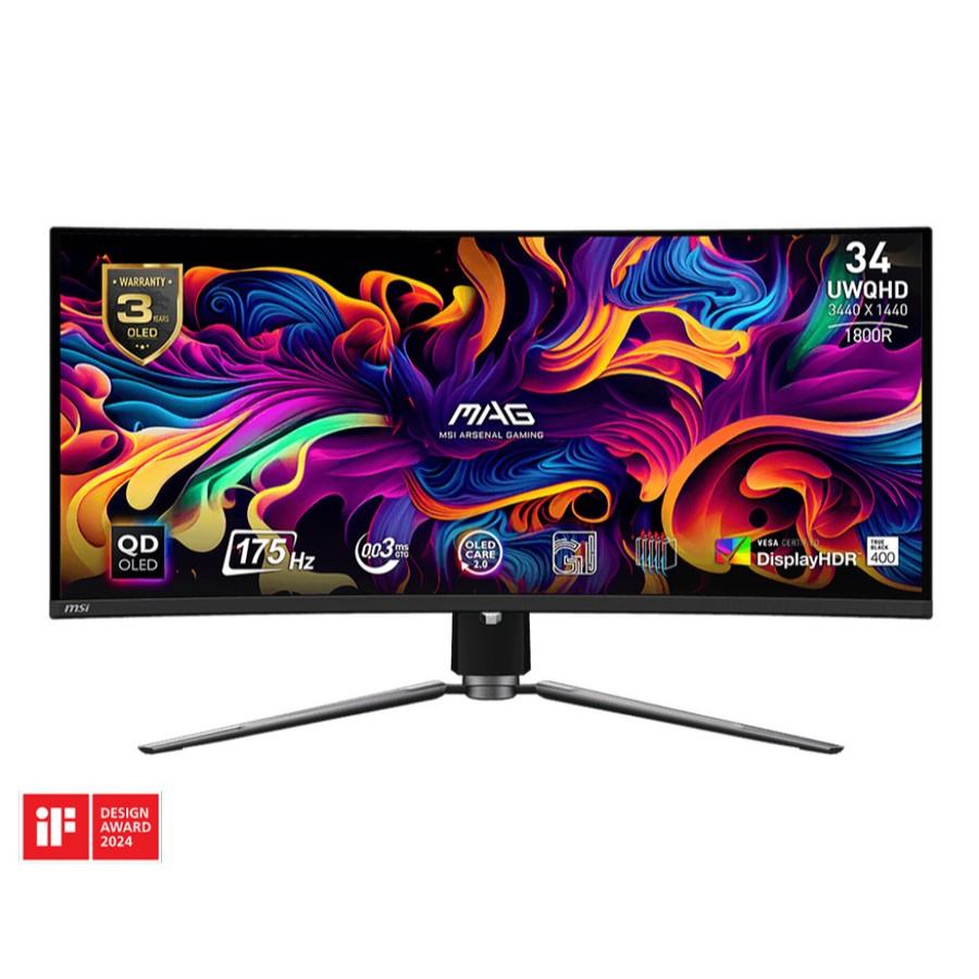 Monitor MSI LED MAG 341CQP QD-OLED - Curved UWQHD 34" Inch - Image 2
