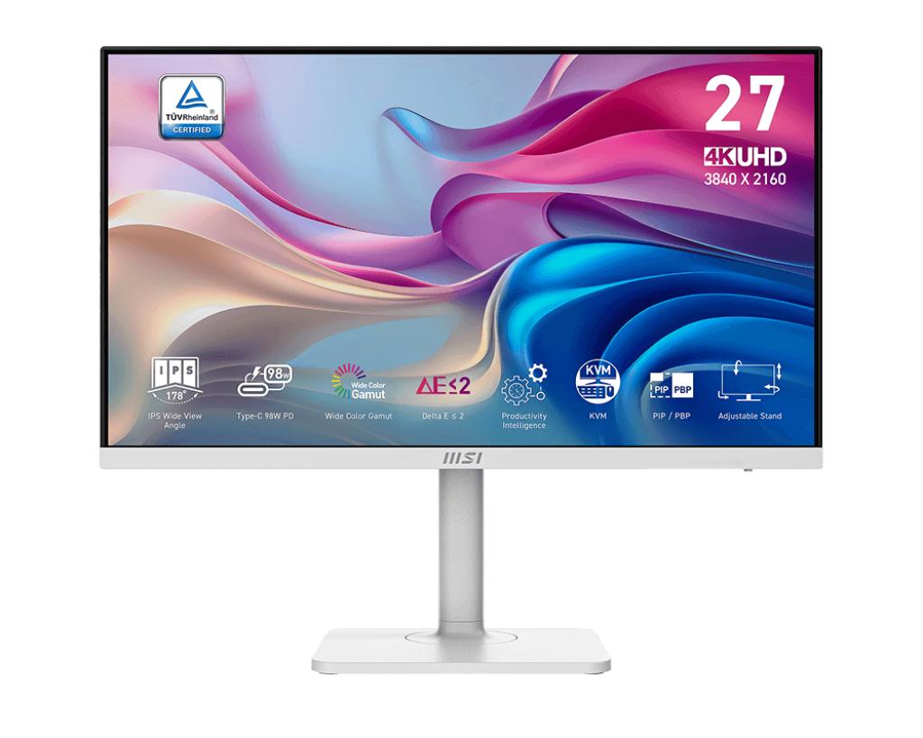 Monitor MSI LED IPS Modern MD272UPHW - 4K UHD 27" - Image 2