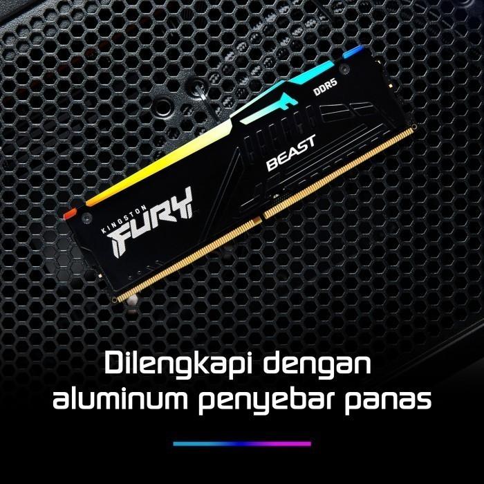 Memory Kingston Fury Beast RGB PC44800 5600Mhz DDR5 16GB Ram - Image 3