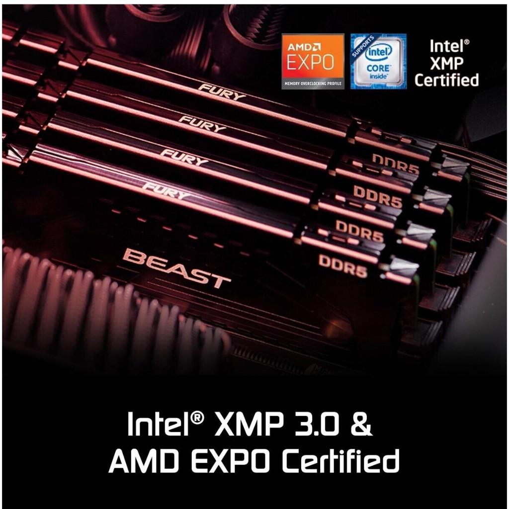 Memory Kingston Fury Beast PC44800 5600Mhz DDR5 8GB Ram - Image 3
