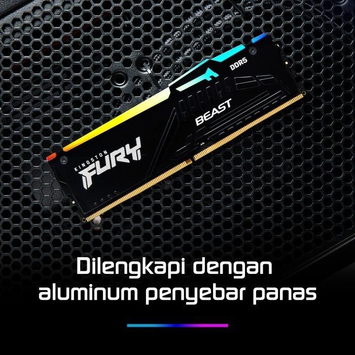 Memory Kingston Fury Beast RGB PC44800 5600Mhz DDR5 32GB - 2x16GB Ram - Image 4