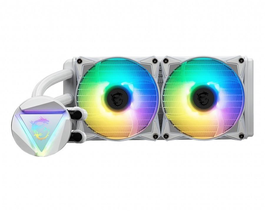 MSI MAG CORELIQUID 240R V2 ARGB - CPU Cooler Liquid Fan - Putih - Image 4