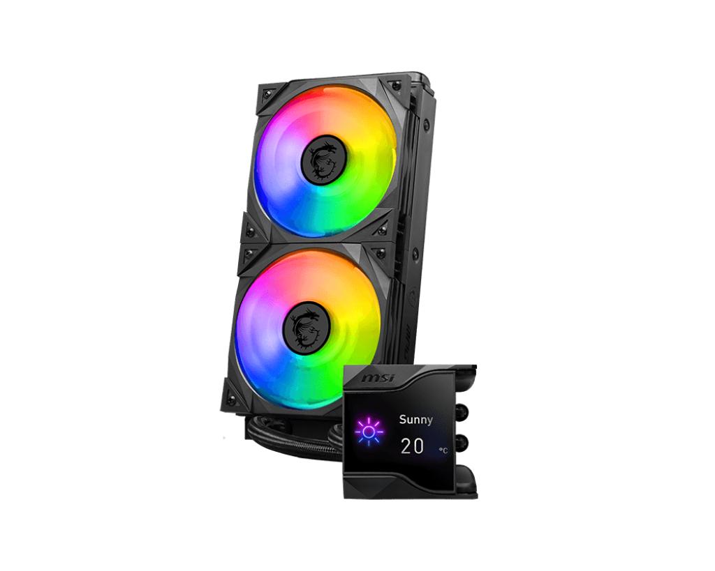 MSI MPG CORELIQUID D240 ARGB - CPU Cooler Liquid Fan - Image 2