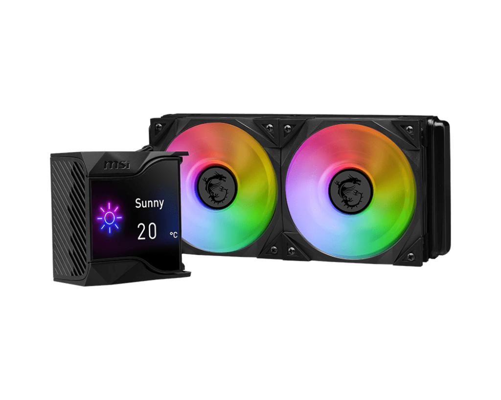 MSI MPG CORELIQUID D240 ARGB - CPU Cooler Liquid Fan - Image 3