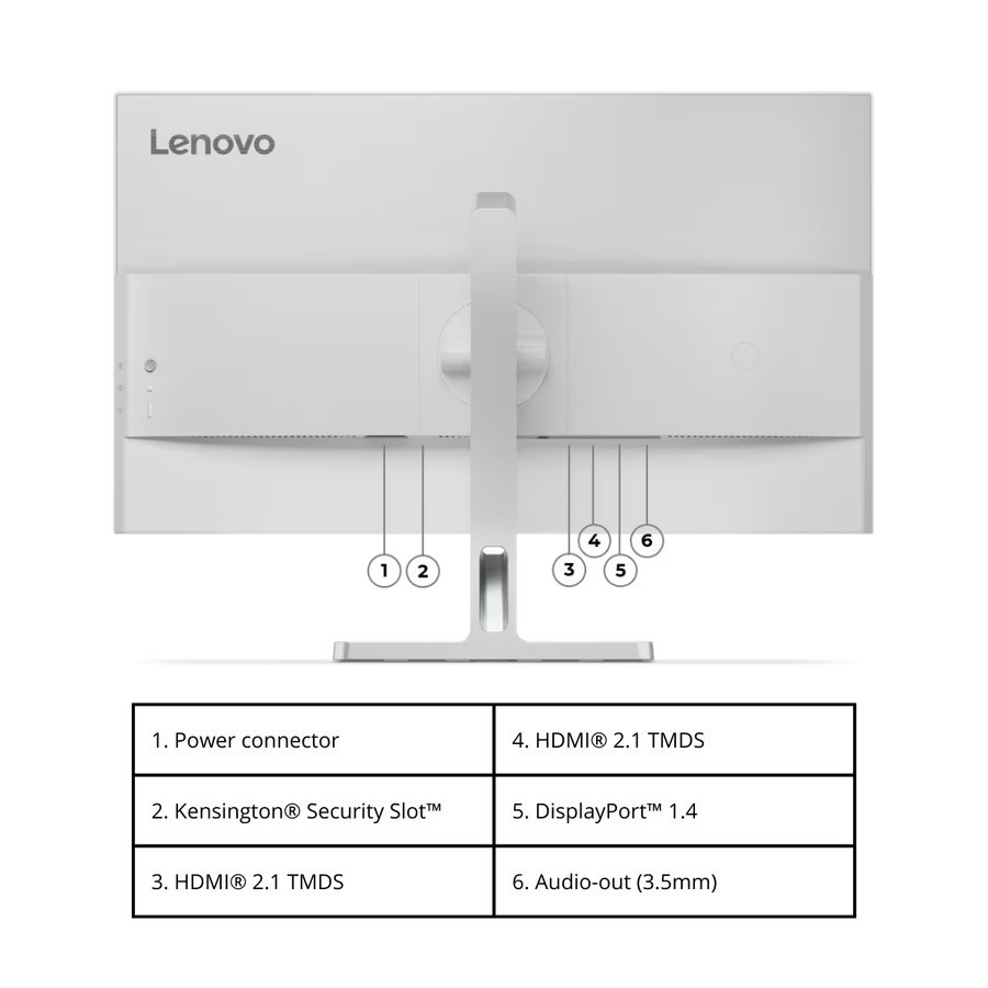 Monitor Lenovo LED IPS L27Q-4A - 2K QHD 27" Inch - Image 5