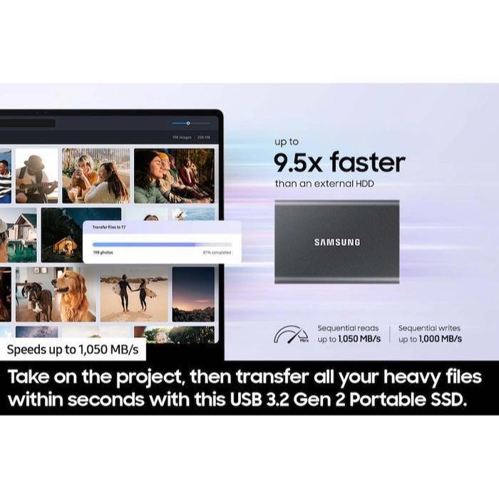 Samsung SSD T7 External Portable 1TB USB 3.2 - Samsung SSD 1 TB - Image 5