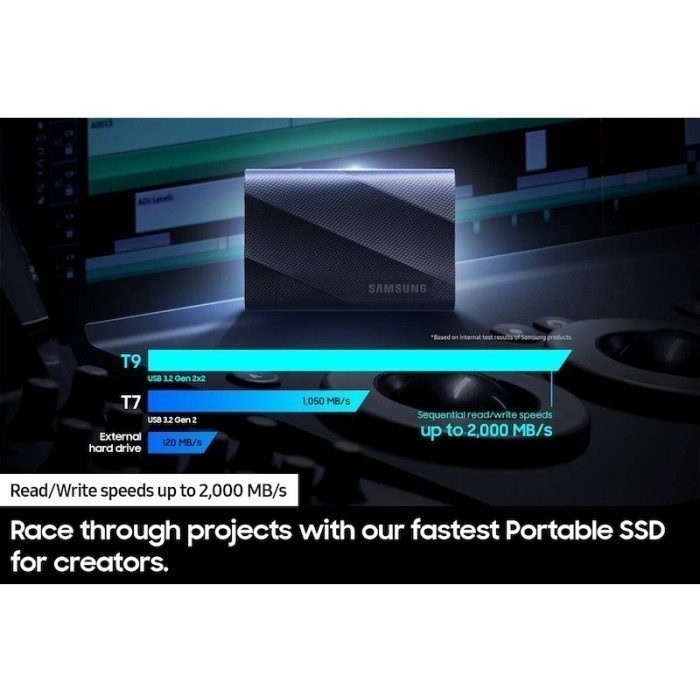 Samsung SSD T9 External Portable 2TB USB 3.2 - Samsung SSD 2 TB - Image 2