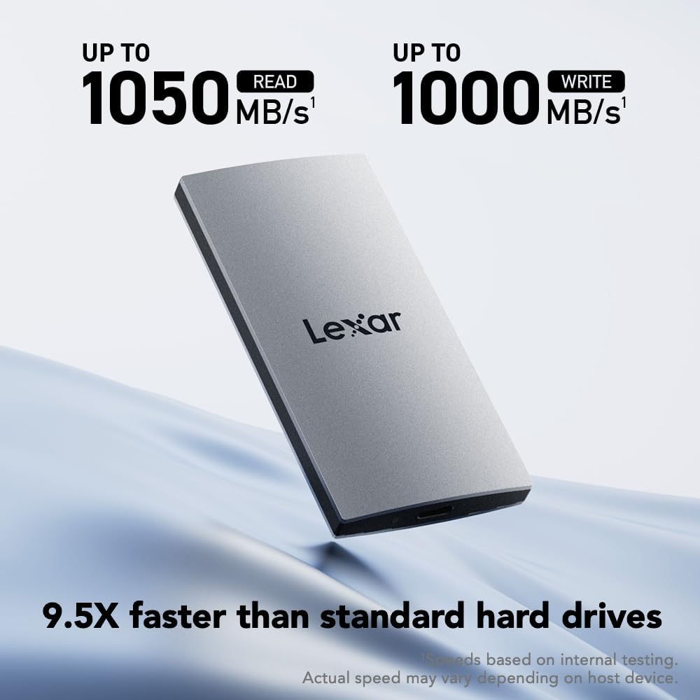 Lexar ES3 SSD External Portable 1TB - 1 TB USB-C 3.2 - Image 2
