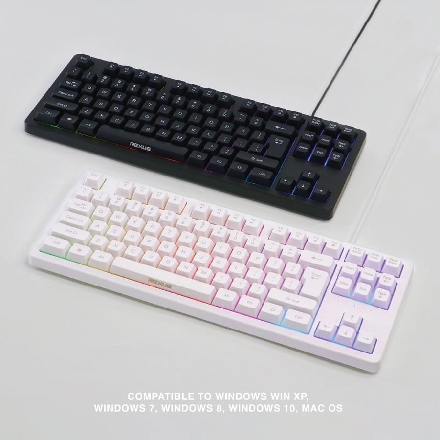 Keyboard Gaming Mini Rexus Fortress K9G TKL RGB LED - Image 5